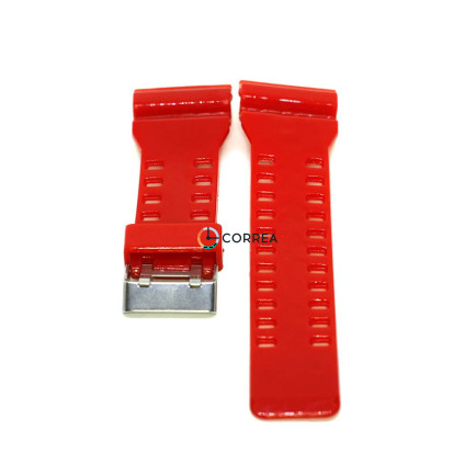 Силиконовый ремешок для часов Casio G-Shock GA-100 GA-110 красный RKCA-002 - 10